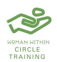 Woman Within Circle Training Logo